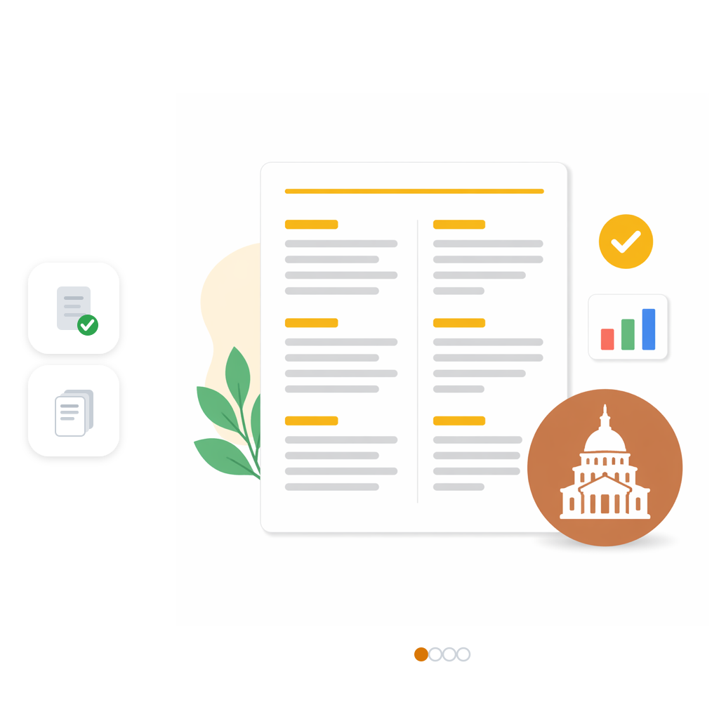 Bronze Federal Resume Package, GS-1 to GS-6