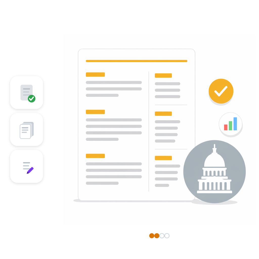 Silver Federal Resume Package, GS-7 to GS-13